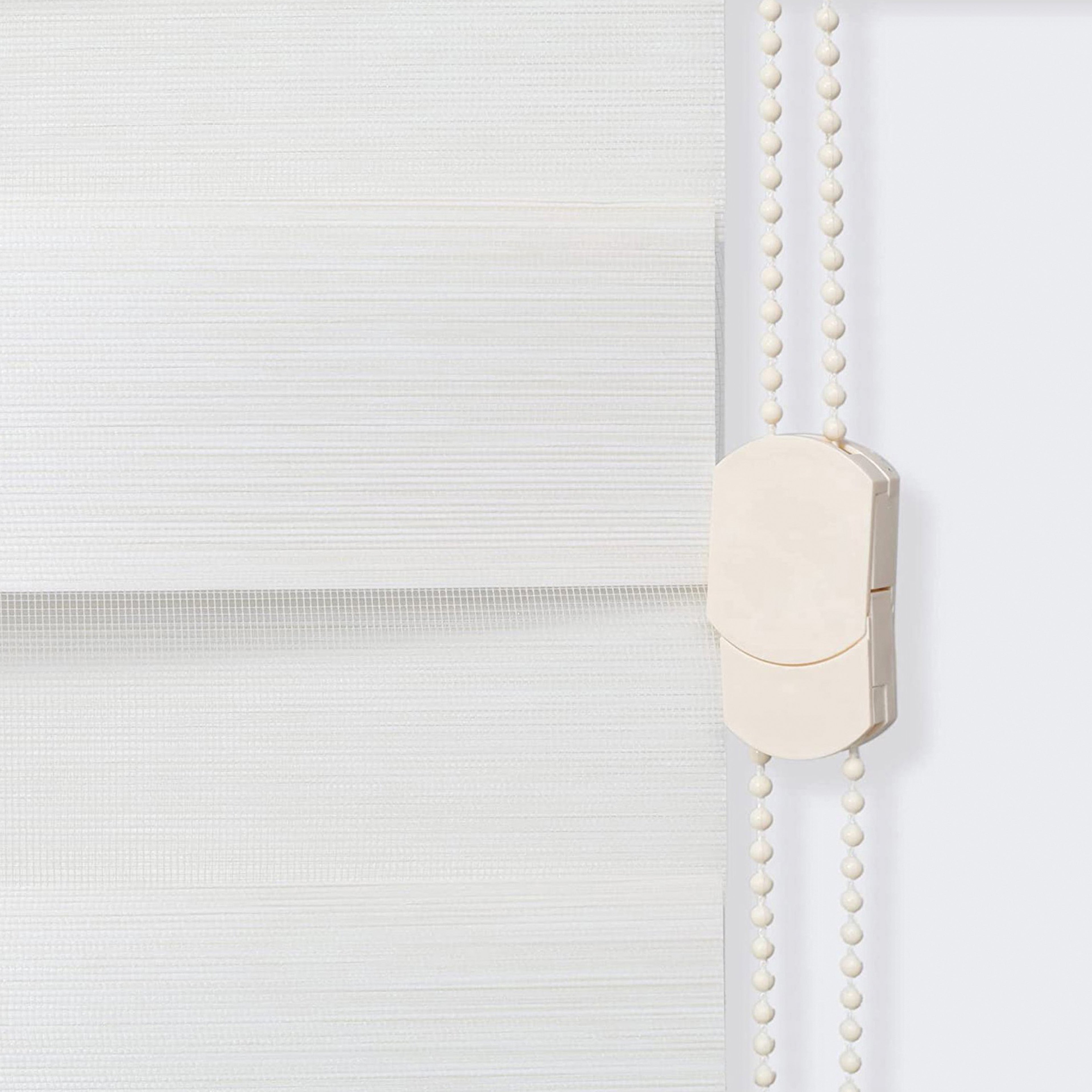 Corded Zebra Blinds, Dual Layer Window Treatments Sheer Light Control