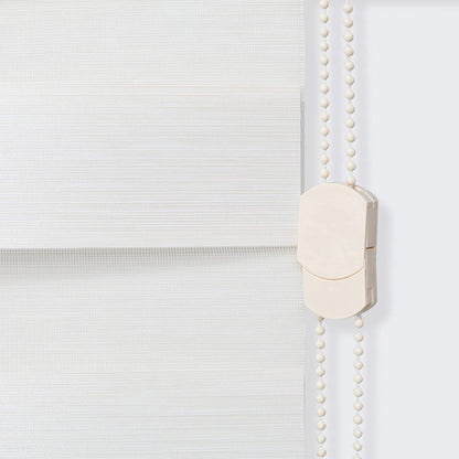 Elegant Comfort Corded Zebra Blinds, Dual Layer Window Treatments Sheer Light Control