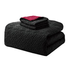 3-Piece Majestic Quilted Reversible Bedspread Coverlet Set