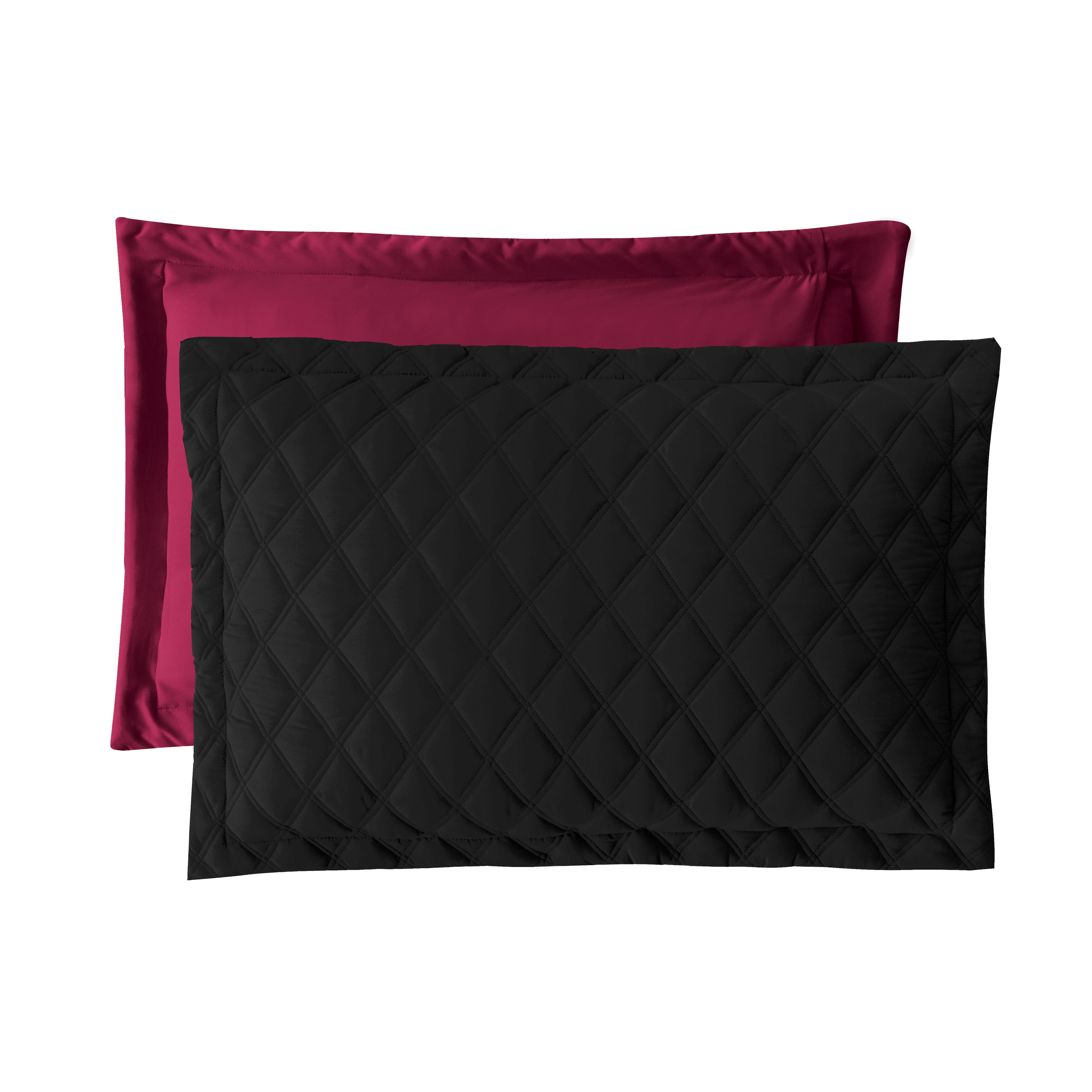 3-Piece Diamond Quilted Reversible Bedspread Coverlet Set