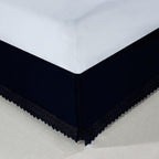 1-Piece Lace Fringe Bed Skirt - 15 inch Drop - Elevate your Bed