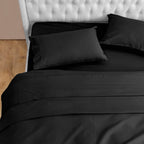 4-Piece Cotton Flannel Sheet Set - 100% Turkish Cotton