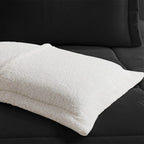 3-Piece Micro-Suede Reversible Sherpa - Solid Color Design Comforter Set