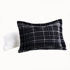 3-Piece Plaid Micro-Suede Reversible Sherpa - Comforter Set