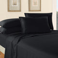 Essential 6-Piece 3-Line Embroidery Sheet Set, Soft as a Hotel Premium Quality,  Moody Shades