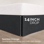 8-Piece Pintuck Pinch Pleated Comforter Set - Includes 4-Piece Sheet Set with Double Sided Storage Pockets