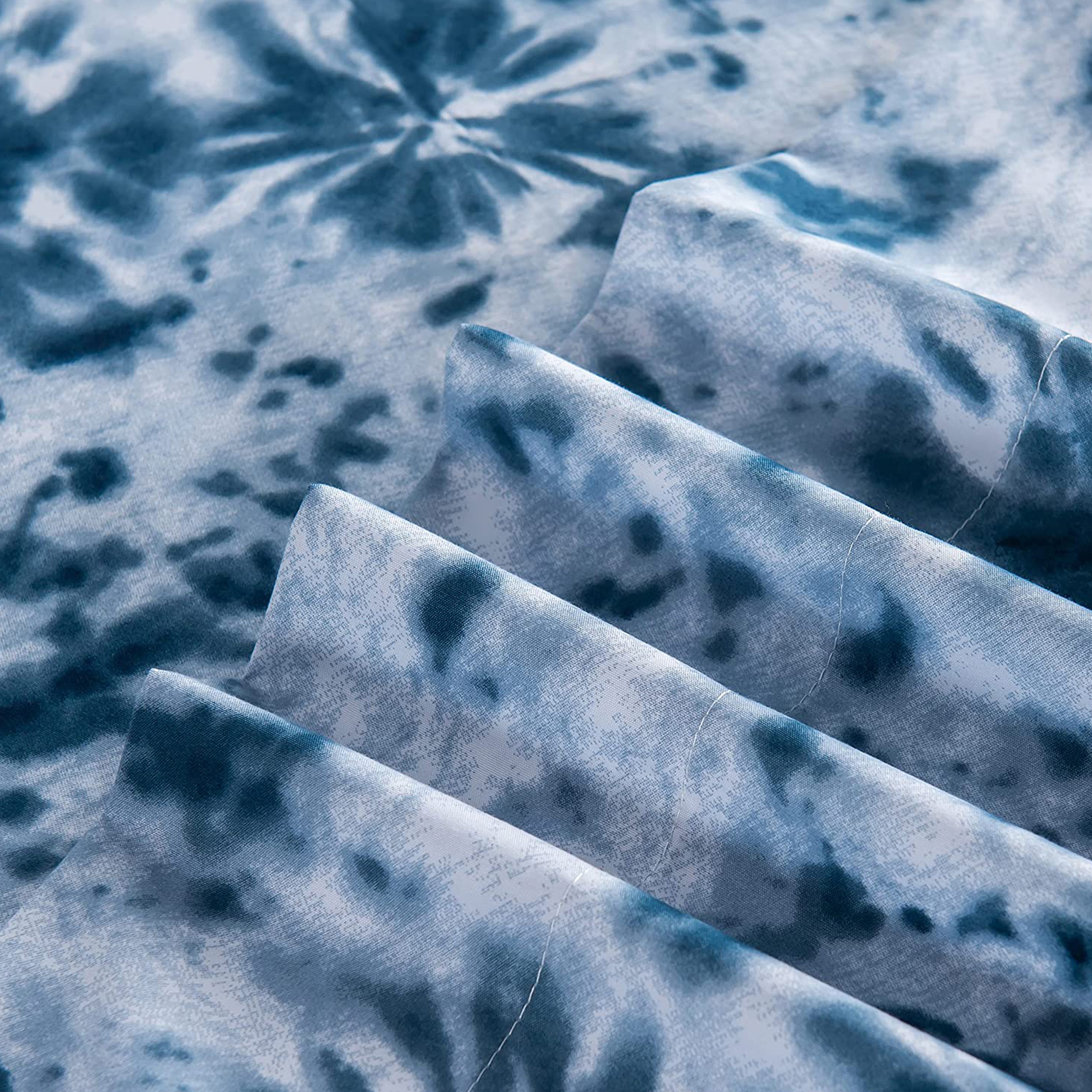 6-Piece Colorful Tie Dye Pattern Sheet Set - Soft as a Hotel Premium Quality Bedding