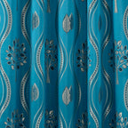 Set of 2 Aurora Curtain Panels- Attached Valance - Rod Pocket- 54" W x 84" L