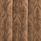Set of 2 Penelope Jacquard Look Curtain Panels - 54" W x 84" L