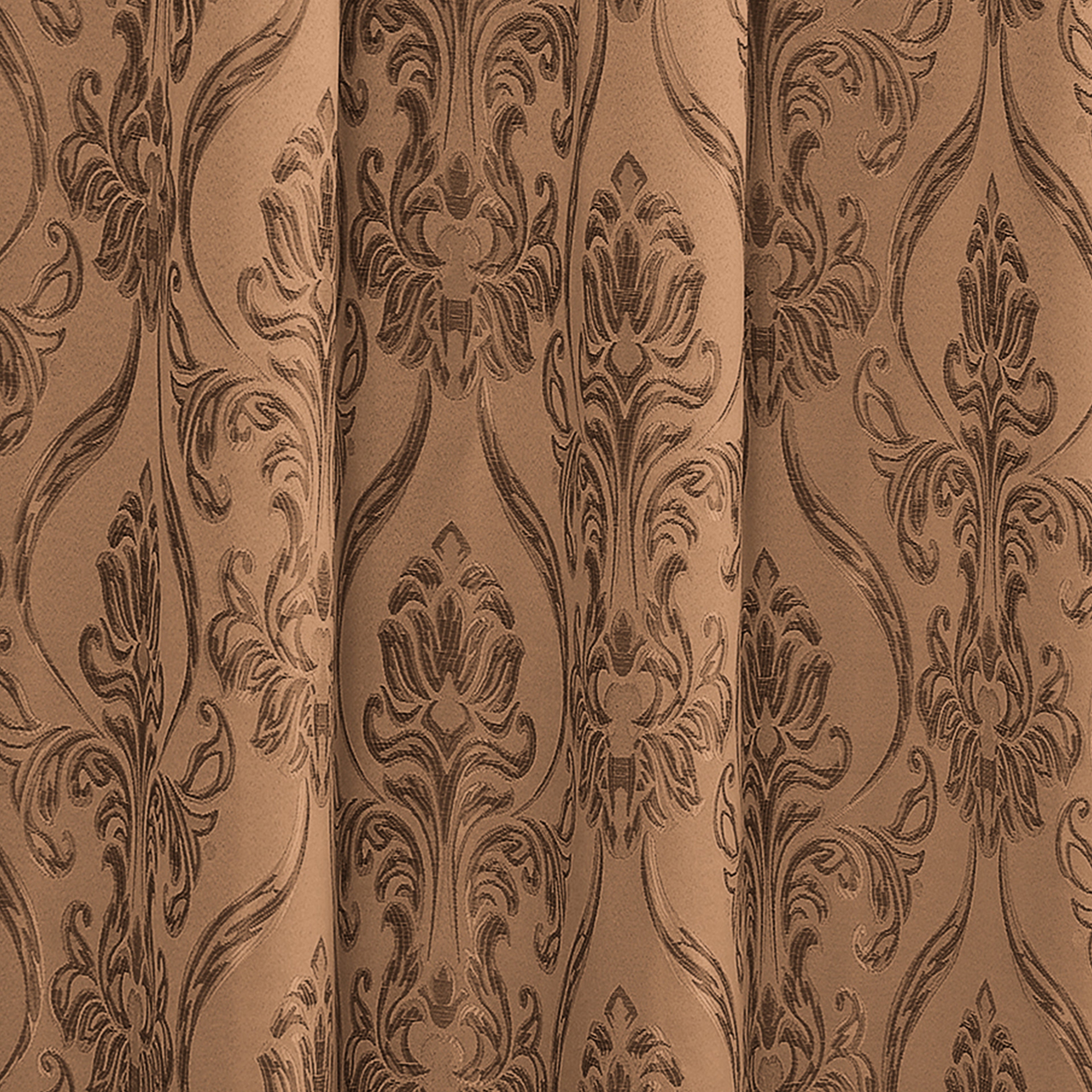 Set of 2 Penelope Jacquard Look Curtain Panels - 54" W x 84" L
