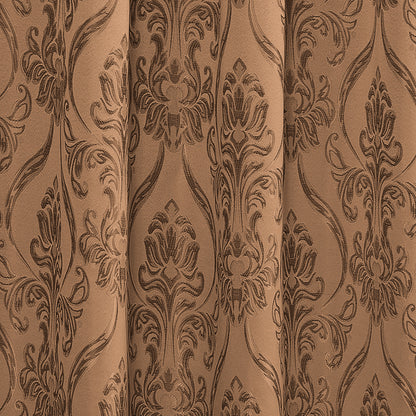 Elegant Comfort Set of 2 Penelope Jacquard Look Curtain Panels - 54" W x 84" L