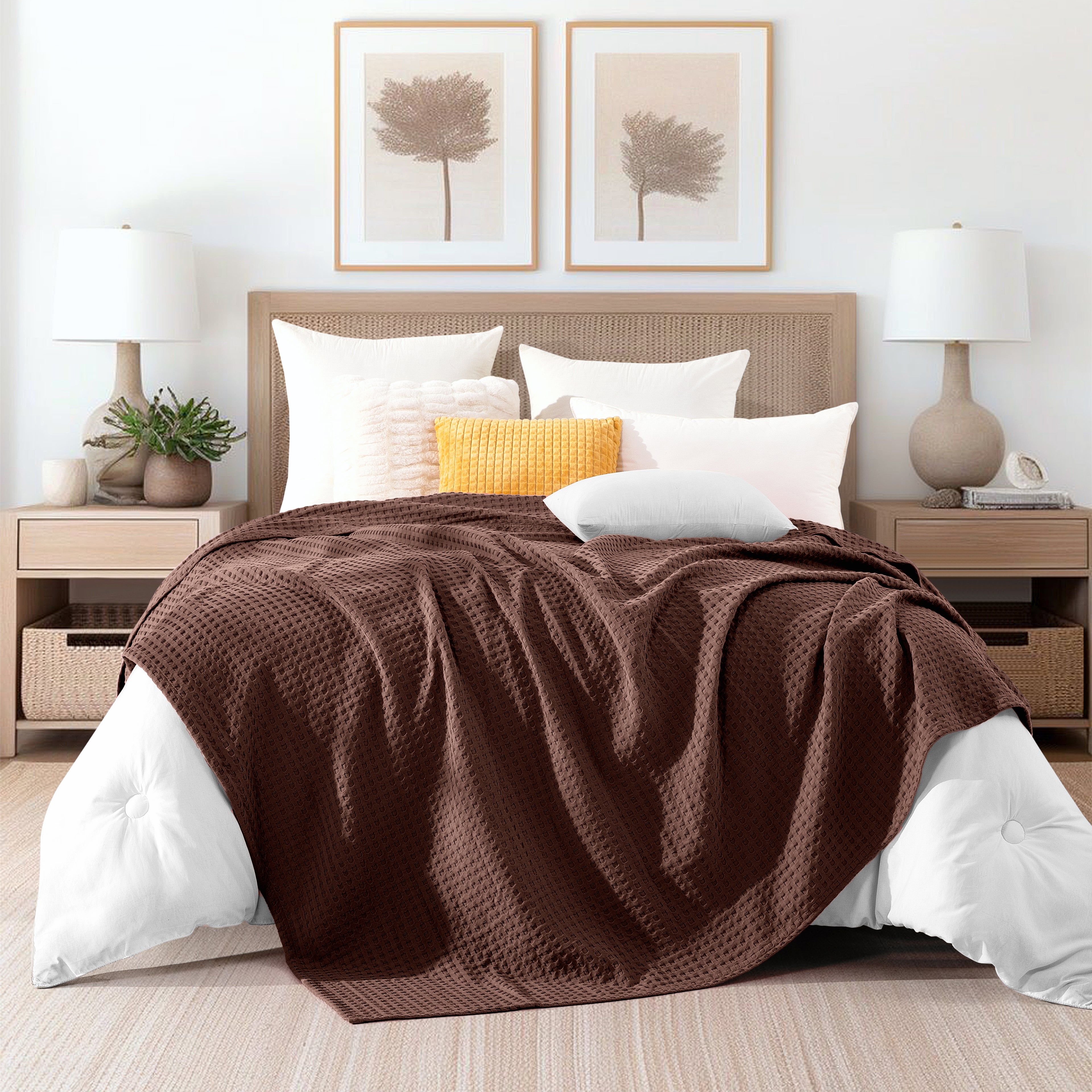 Cotton Waffle Blanket