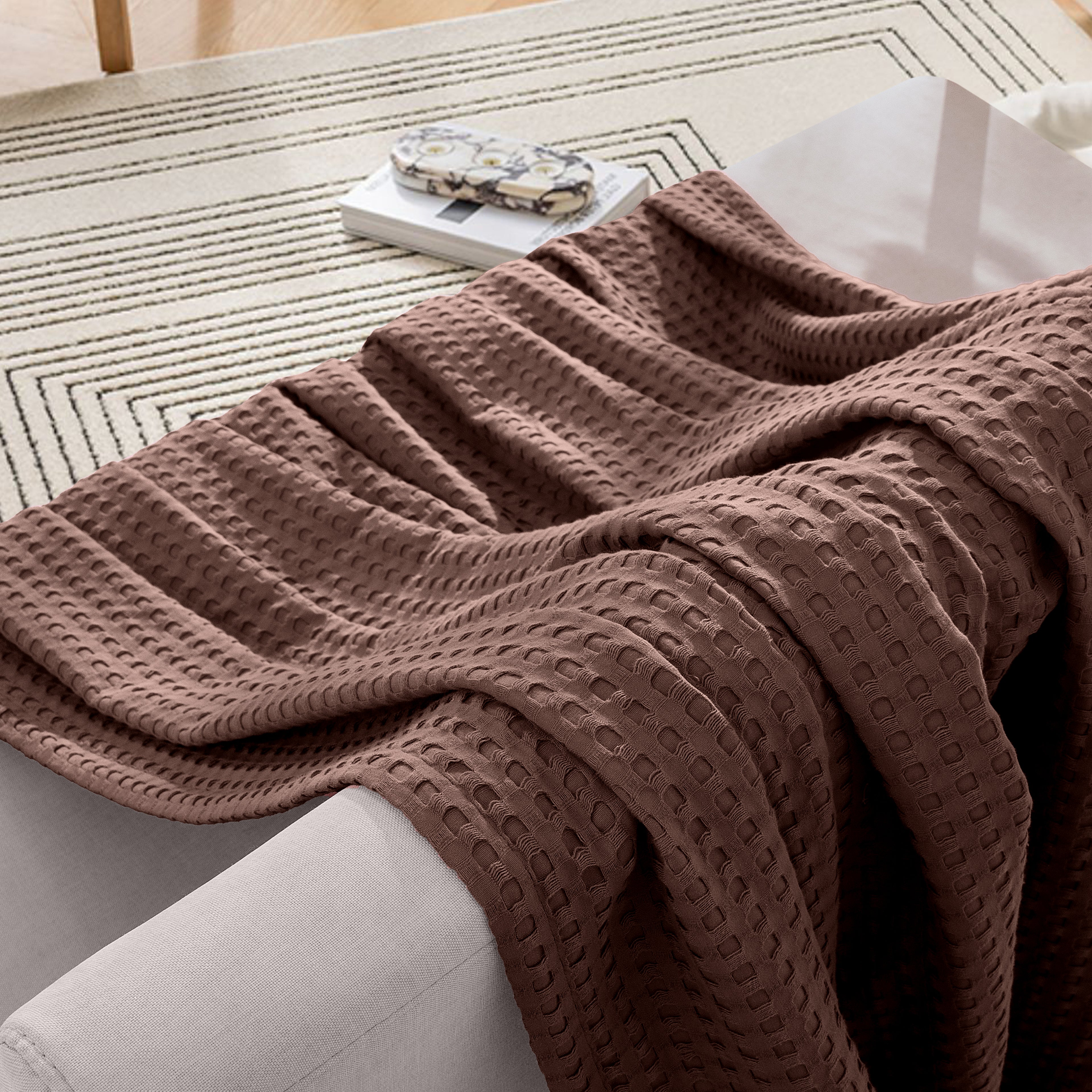 Cotton Waffle Blanket