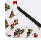 4-Piece Holiday Christmas Velvet Plush Flannel Sheet Set