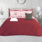 10-Piece Tie-Dye Comforter Set, Includes 6-Piece Sheet Set with Double Sided Storage Pockets