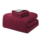 3-Piece Majestic Quilted Reversible Bedspread Coverlet Set