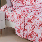 6-Piece Colorful Tie Dye Pattern Sheet Set - Soft as a Hotel Premium Quality Bedding
