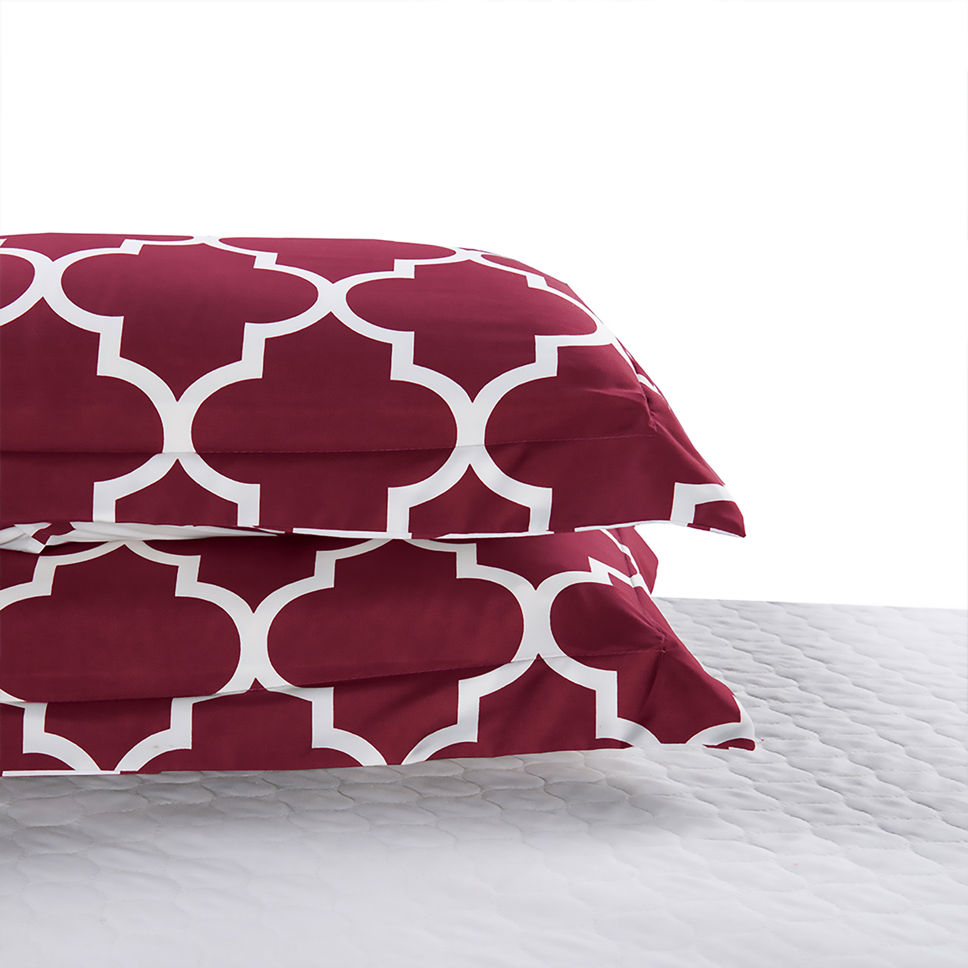 3-Piece Moroccan Trellis Reversible Comforter Set