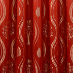Set of 2 Aurora Curtain Panels- Attached Valance - Rod Pocket- 54" W x 84" L