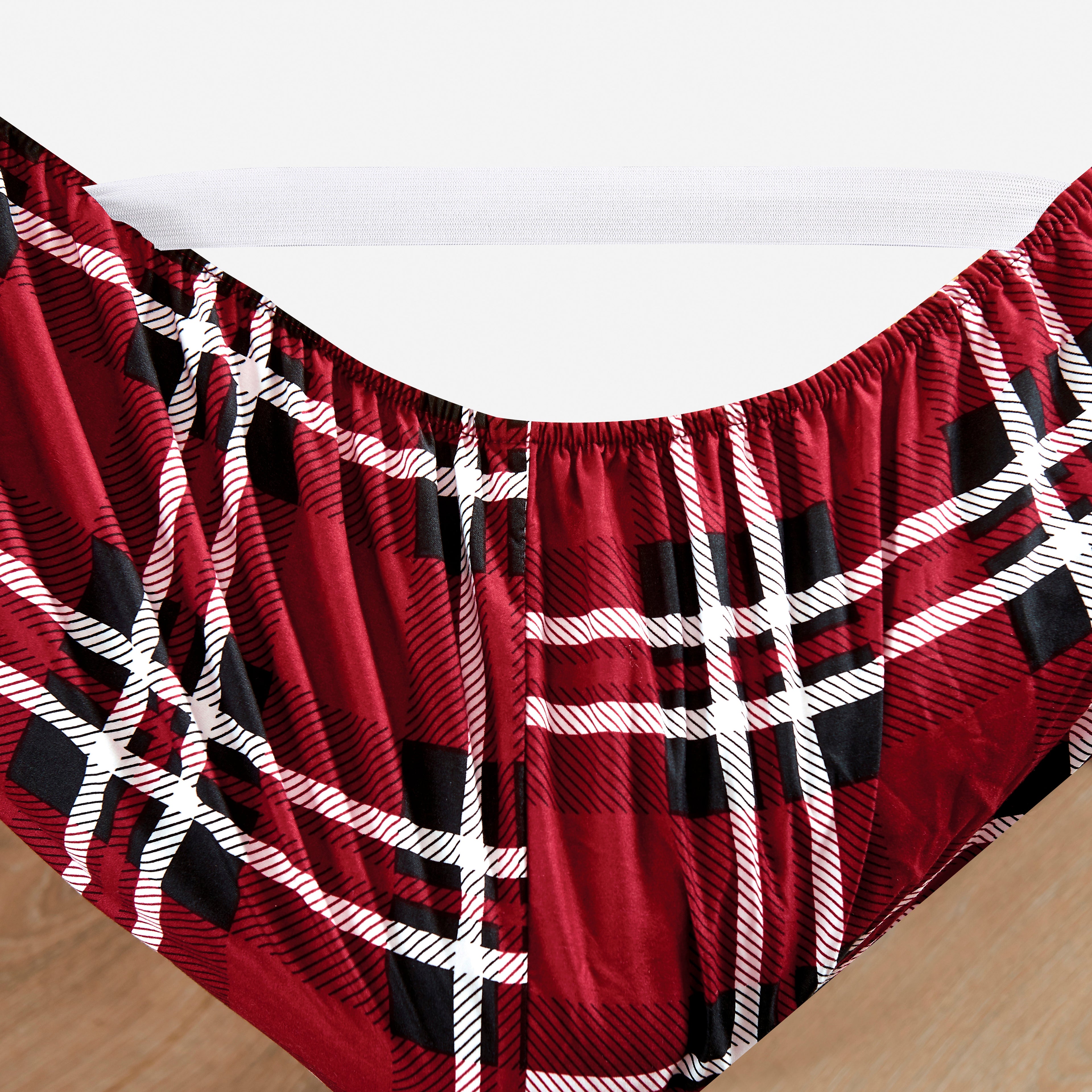 6-Piece Plaid Pattern Bed Sheet Set - Soft as a Hotel Premium Quality