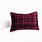 3-Piece Plaid Micro-Suede Reversible Sherpa - Comforter Set