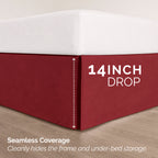 8-Piece Pintuck Pinch Pleated Comforter Set - Includes 4-Piece Sheet Set with Double Sided Storage Pockets