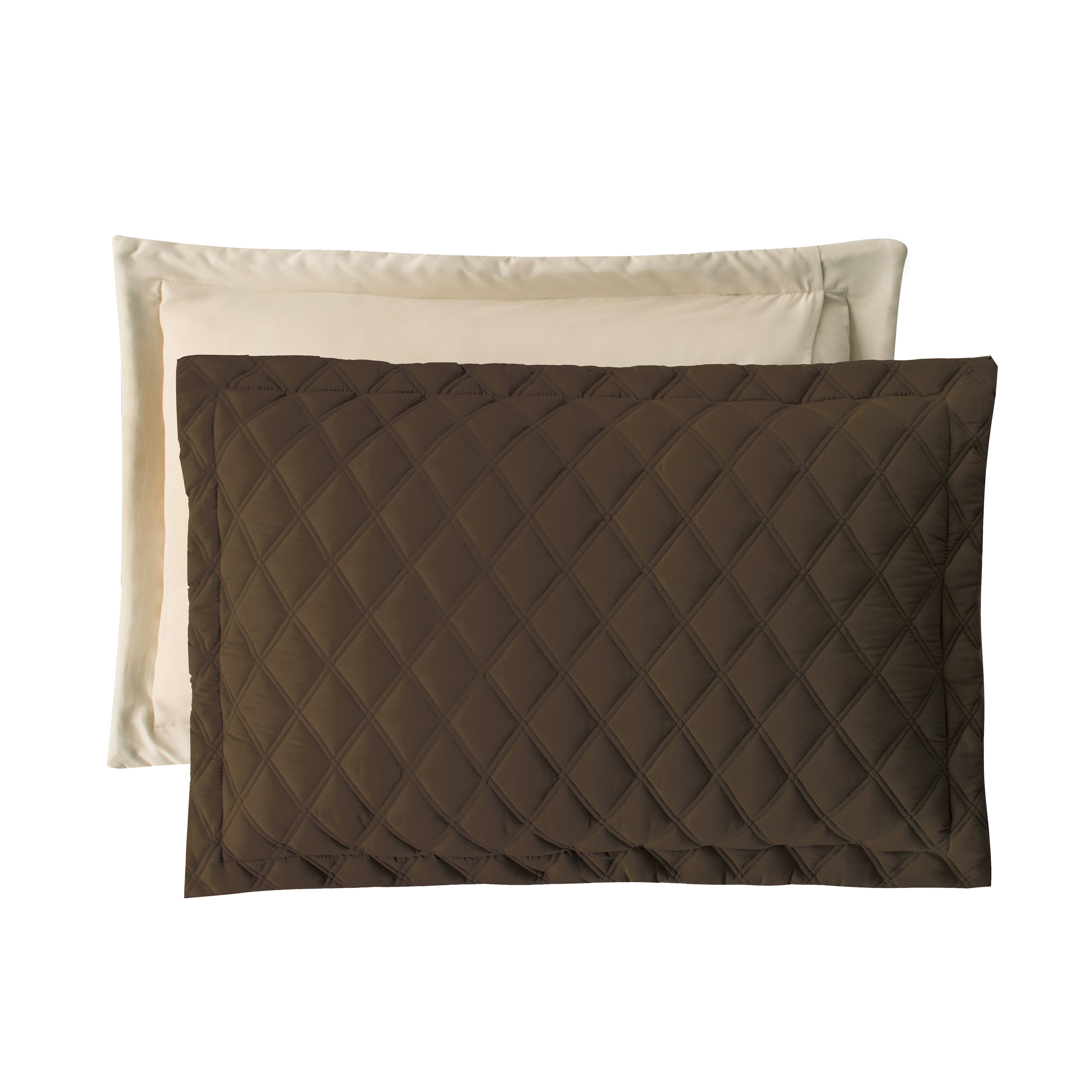 3-Piece Diamond Quilted Reversible Bedspread Coverlet Set