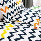 6-Piece Chevron Pattern - Soft as a Hotel Premium Quality Sheet Set