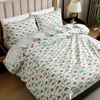 4-Piece Holiday Cotton Flannel Sheet Set - 100% Turkish Cotton
