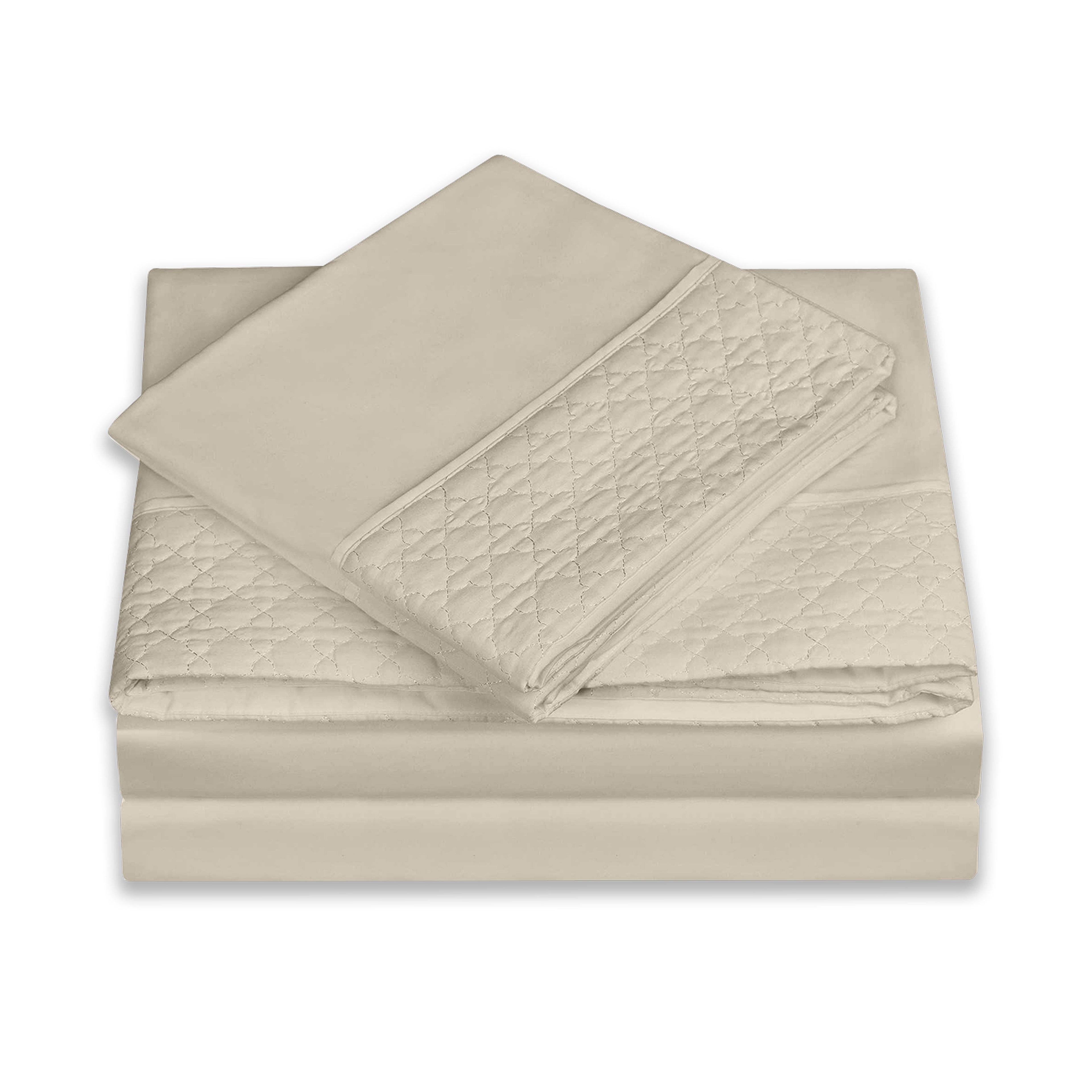 Quilted 4-Piece Sheet Set, Premium Hotel Quality