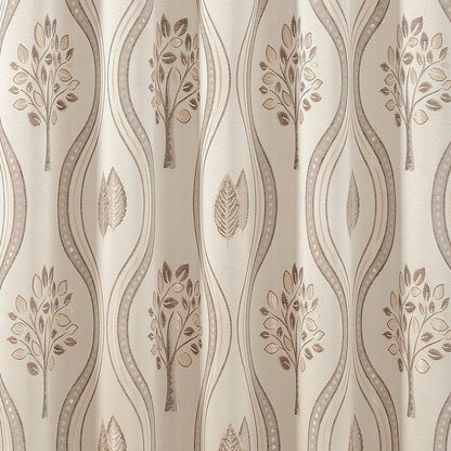 Elegant Comfort Set of 2 Aurora Curtain Panels- Attached Valance - Rod Pocket- 54" W x 84" L