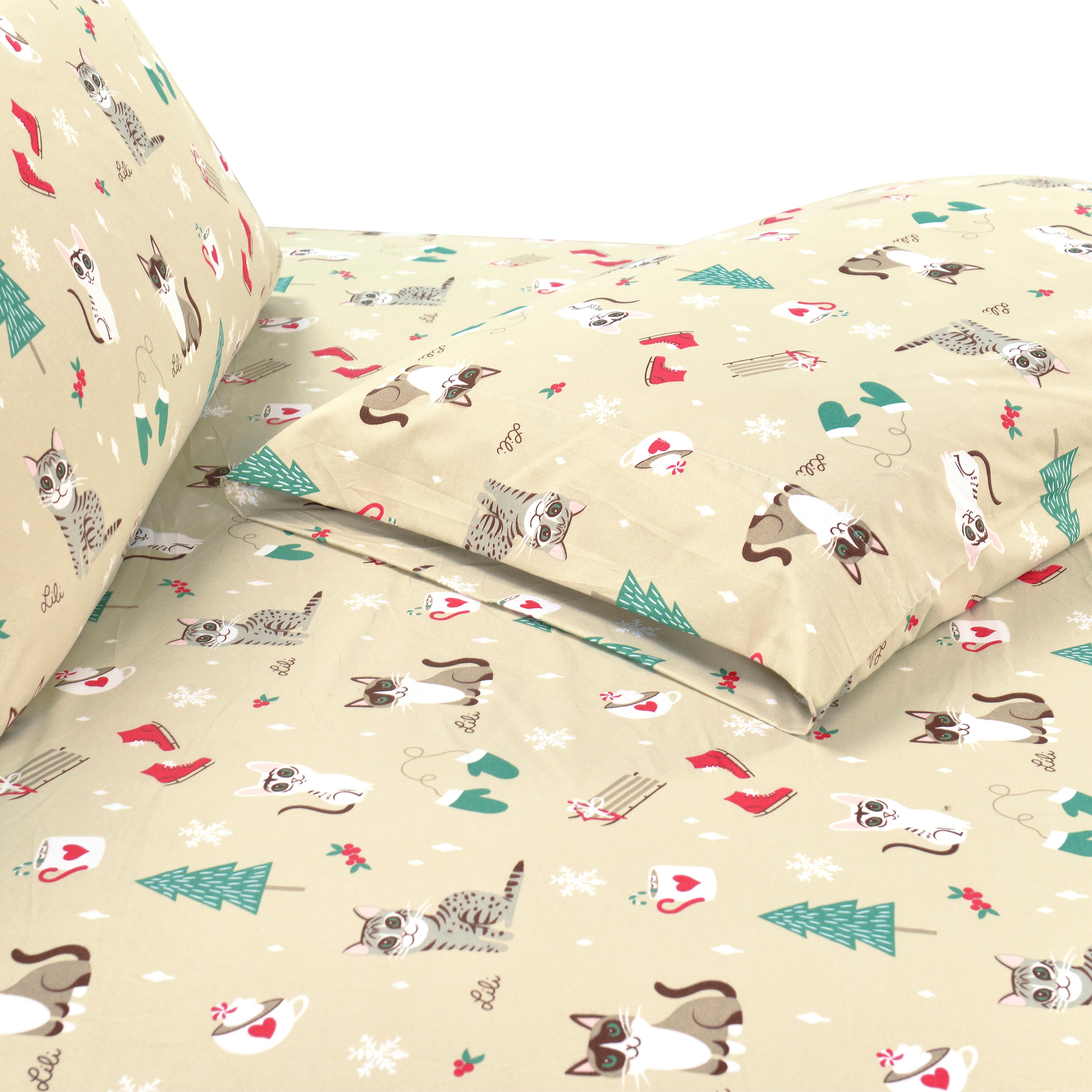 6-Piece Christmas & Holiday Sheet Set - Soft as a Hotel Premium Quality