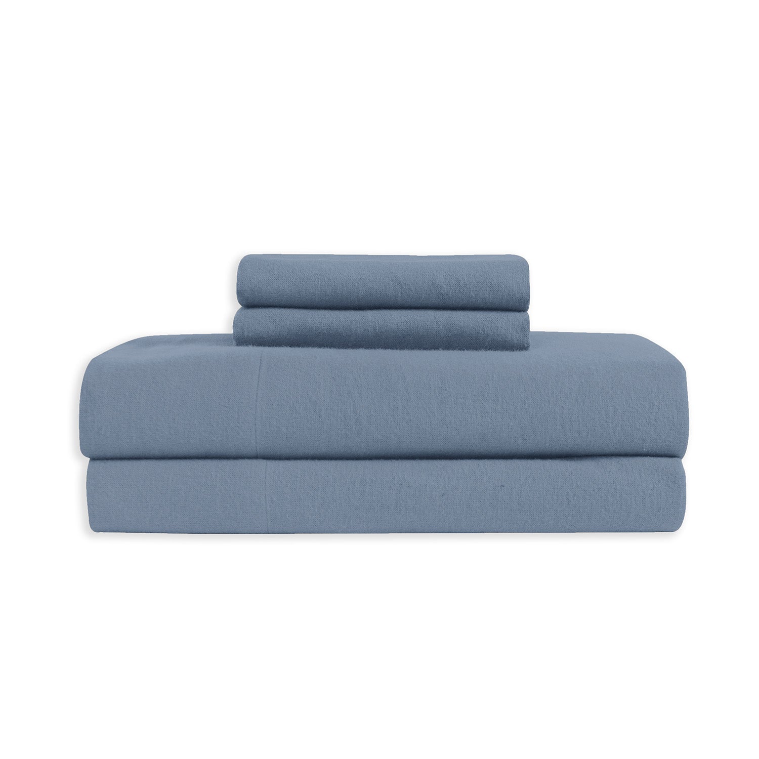 4-Piece Cotton Flannel Sheet Set - 100% Turkish Cotton