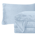 4-Piece Velvet Plush Flannel Sheet Set