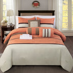 12-Piece Cirena Micro suede Comforter Set, Includes 6-Piece Sheet Set with Double Sided Storage Pockets