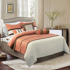 12-Piece Cirena Micro suede Comforter Set, Includes 6-Piece Sheet Set with Double Sided Storage Pockets
