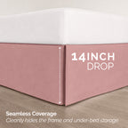 8-Piece Pintuck Pinch Pleated Comforter Set - Includes 4-Piece Sheet Set with Double Sided Storage Pockets