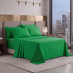 Extra deep Pocket 3 Line Embroidery, 6-Piece Sheet Set