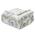 Printed Bed or Oversized Couch Blanket - Lightweight for All Season Warmth