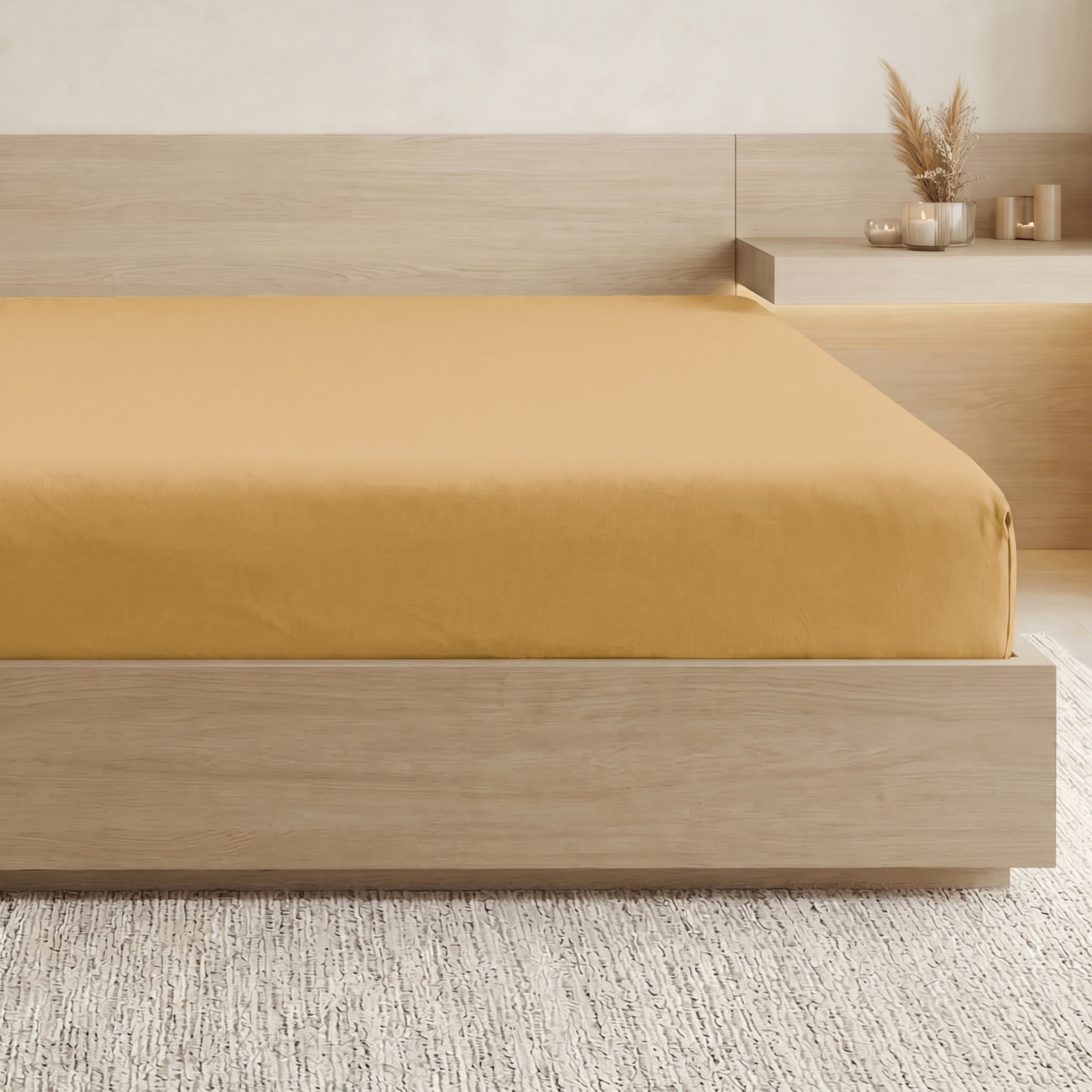 Essential 1 Piece Solid Fitted Sheet - All Around Elastic
