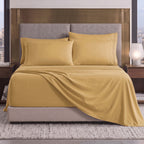 Extra deep Pocket 3 Line Embroidery, 6-Piece Sheet Set