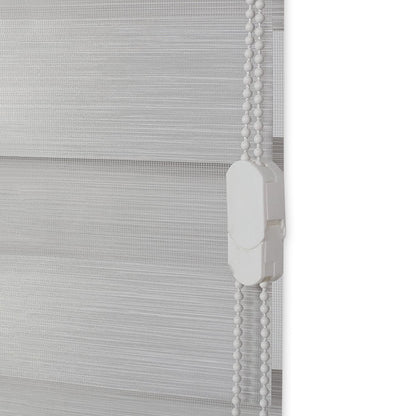 Elegant Comfort Corded Zebra Blinds, Dual Layer Window Treatments Sheer Light Control