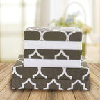 6-Piece Moroccan Trellis Printed Pattern - Soft as a Hotel Premium Quality