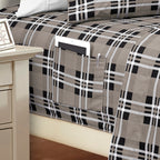 6-Piece Plaid Pattern Bed Sheet Set - Soft as a Hotel Premium Quality
