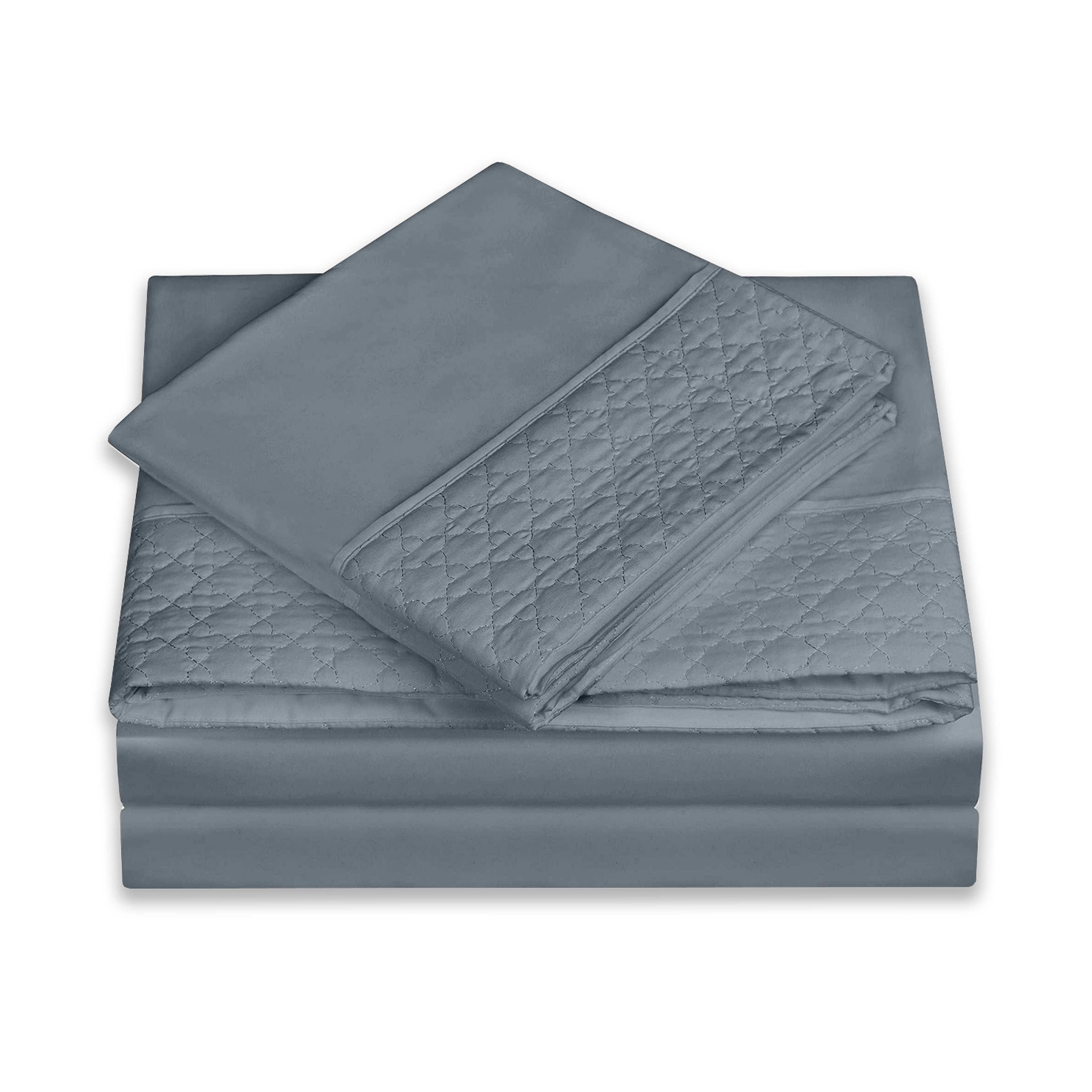 Quilted 4-Piece Sheet Set, Premium Hotel Quality