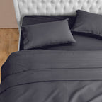 4-Piece Cotton Flannel Sheet Set - 100% Turkish Cotton