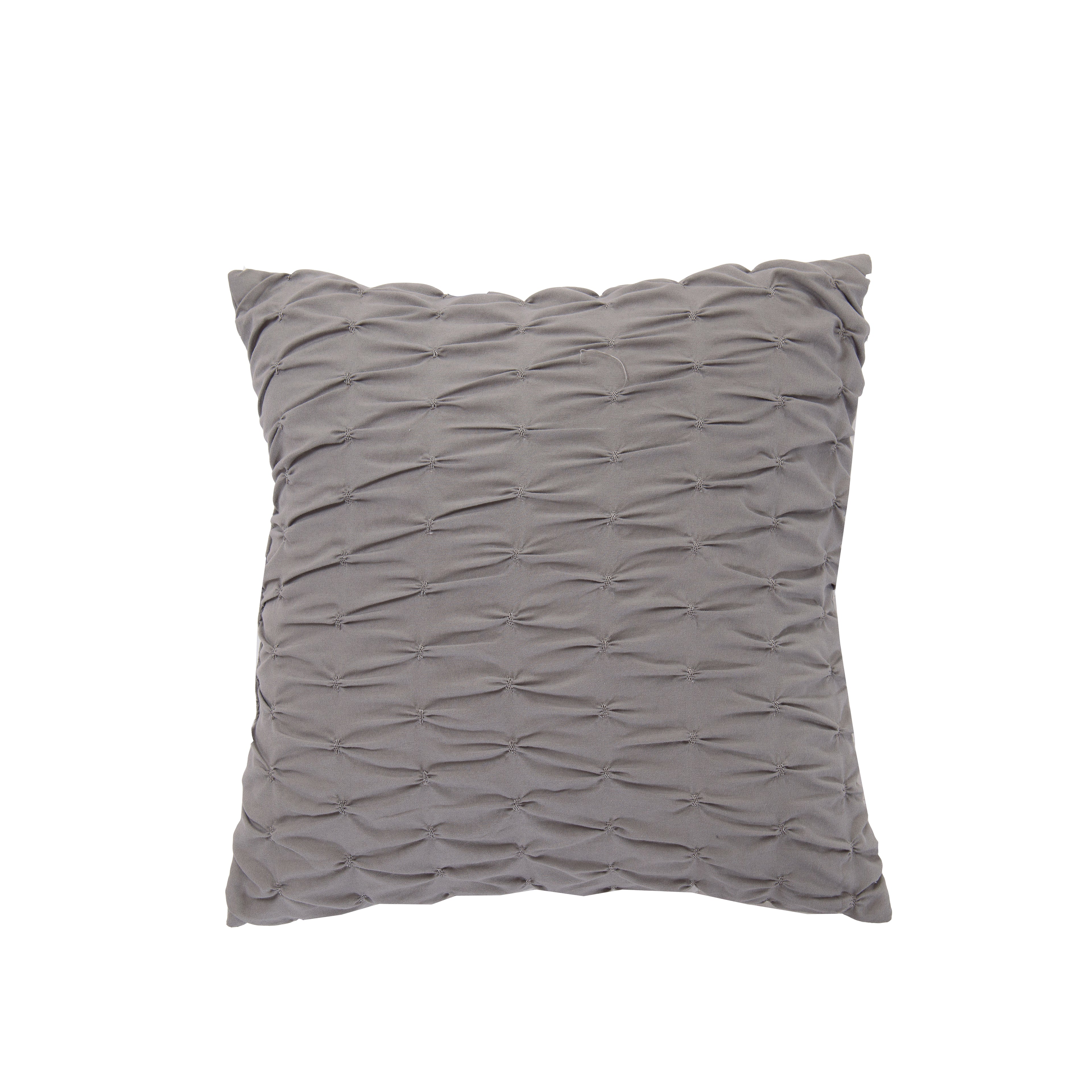 10-Piece Pleated Comforter Set - Includes 4-Piece Sheet Set with Double Sided Storage Pockets