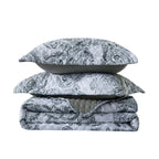 3-Piece Paisley Quilted Reversible Bedspread Coverlet Set
