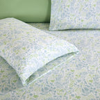 6-Piece Floral and Stripe Pattern Sheet Set - Soft as a Hotel Premium Quality Bedding