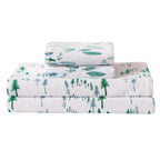 4-Piece Holiday Cotton Flannel Sheet Set - 100% Turkish Cotton